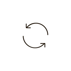 refresh icon. sign design