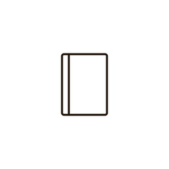 notebook icon. sign design