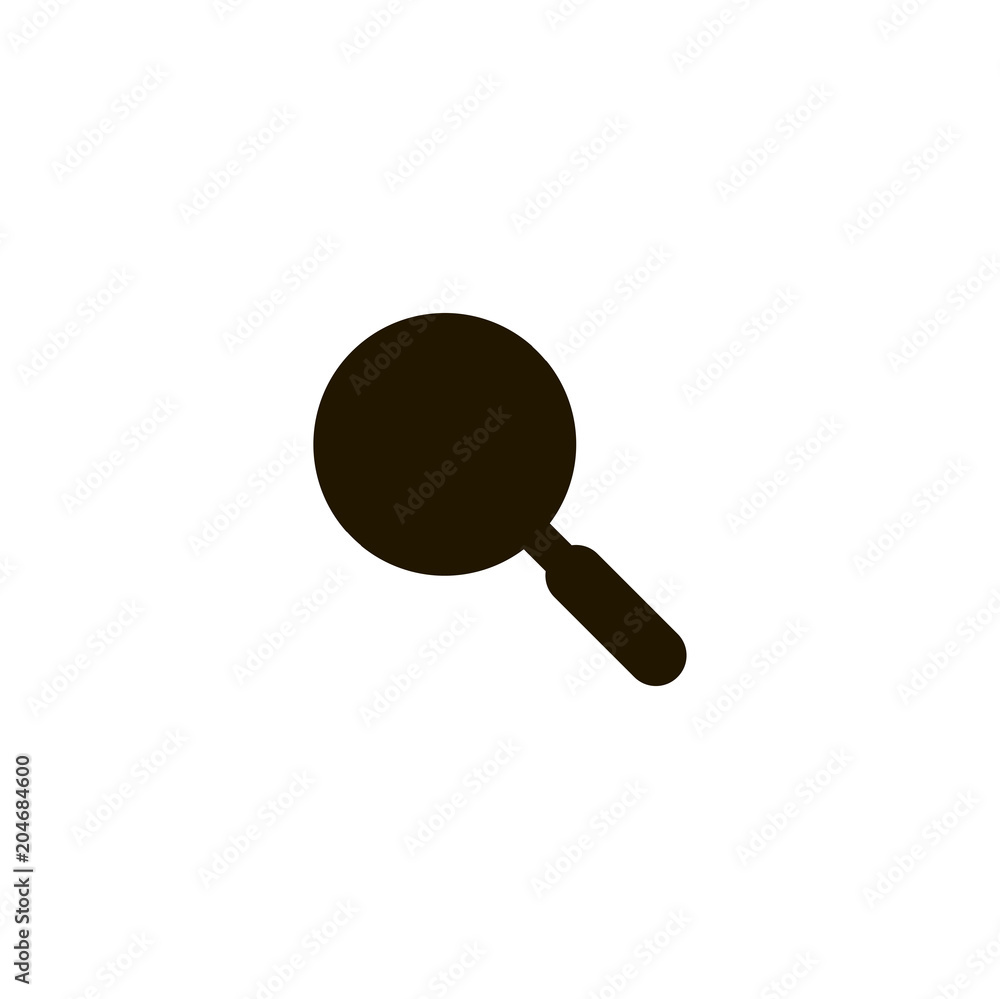 Wall mural magnifying glass icon. sign design