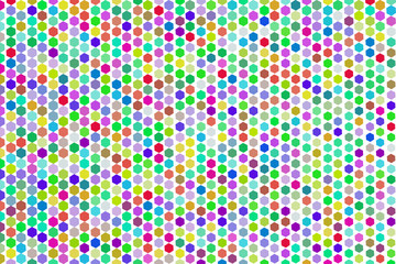 Conceptual background hexagon pattern for design. Web, messy, vector & style.