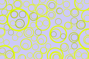 Shape of circles, bubbles, sphere or ellipses, abstract background pattern. Concept, drawing, decoration & repeat.