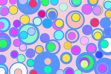 Conceptual geometrical background, for web page, graphic design, catalog or texture. Abstract, illustration, ellipses & repeat.