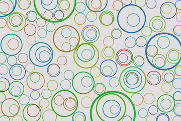 Fototapeta premium Background abstract circles, bubbles, sphere or ellipses pattern for design. White, wallpaper, texture & art.