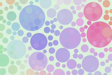 Abstract conceptual circles, bubbles, sphere or ellipses pattern. Drawing, color, cover & backdrop.