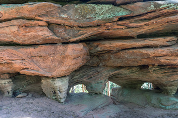 Sandsteinfelsen im Dahner Felsenland, Rheinland-Pfalz
