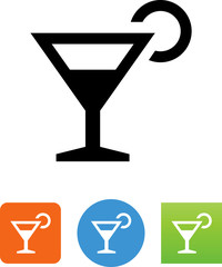 Cocktail Vector Icon
