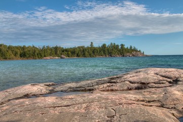 Lake Superior Provincial Park is on the Shore of the Lake in Northern Ontario, Canada