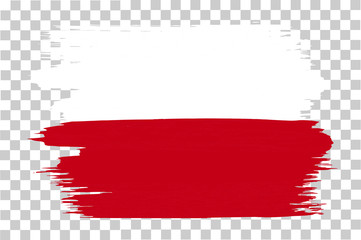 Flagge Polen - obrazy, fototapety, plakaty