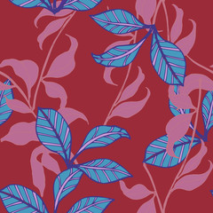 Abstract elegance pattern with floral background.