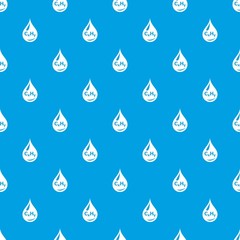 Drop oil pattern vector seamless blue