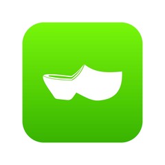 Clogs icon digital green