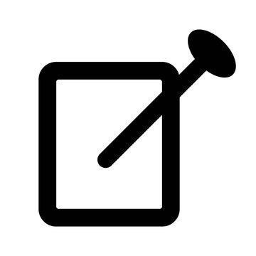 Vector Illustration Pinned Post. Icon Sticky Post