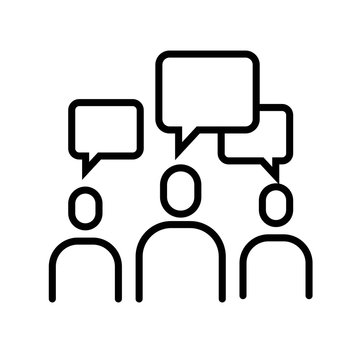 Vector Illustration People Feedback. Icon Application Feedback