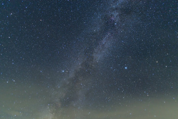 南アルプス　星空　塩見小屋からの眺め