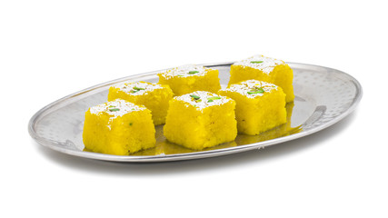 Indian Sweet Kopra pak Also Know as Barfi is a Gujarati style of making coconut burfi. This sweet or mithai is made from freshly grated coconut, sugar, milk and mawa.