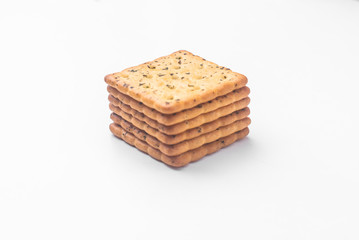 biscuit white background