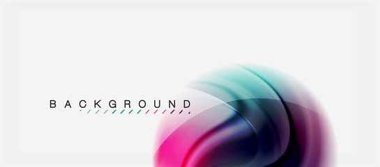 Swirl fluid flowing colors motion effect, holographic abstract background