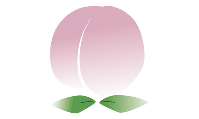 Obraz premium 桃 ピーチ