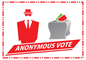 Anonymous Voting Illustration - 204718885