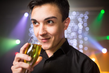 Young  guy at the disco