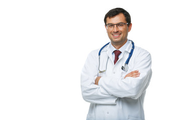doctor in white coat