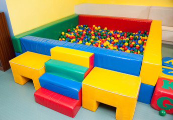 Colorful balls in colourful square pickup,Kids toy