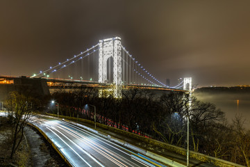 Fototapeta na wymiar George Washington Bridge - NYC