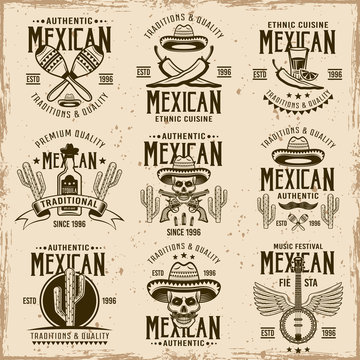 Mexican national attributes and authentic signs
