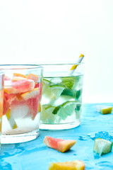 Healthy Detox citrus water or lemonade.