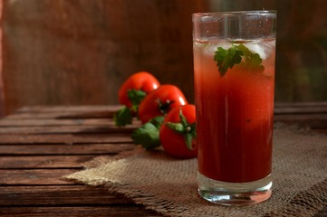 red tomato juice
