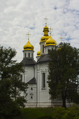 Fototapeta na wymiar Catherine's Church is a orthodox church in Chernihiv, Ukraine