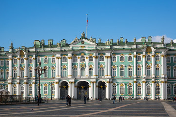 Fototapeta na wymiar The Winter Palace in Saint-Petersburg, Russia