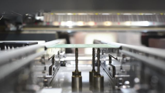 The work of the SMT machine.