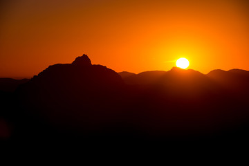 グランドキャニオンの日の出