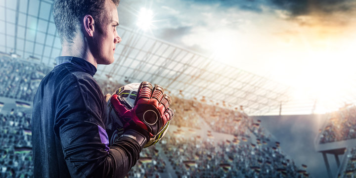 Episches Torwartbild