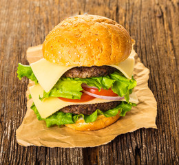 fast food, fresh burger