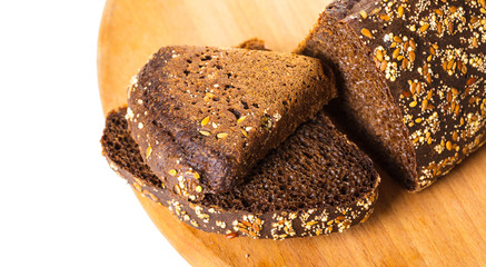 loaf of black bread