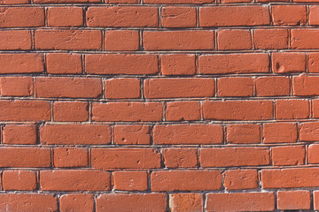 Red brick wall