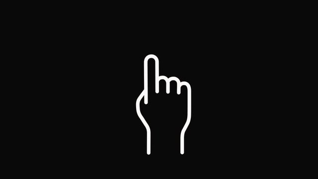 Touch gestures icon