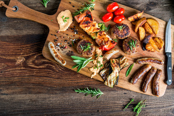 Barbecue - Grillen - Fleisch - Catering - Buffet