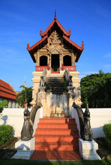 Tripitaka hall of Wat Phra Singh. Chiang mai, Thailand