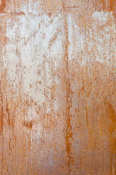 Rusty walling panel made of corten steel - weathering steel sheet