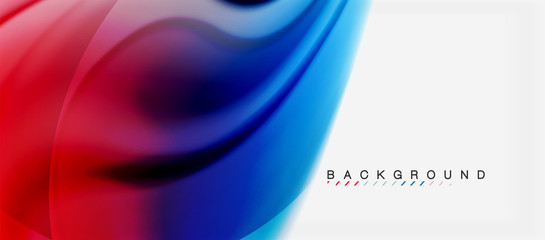 Swirl fluid flowing colors motion effect, holographic abstract background