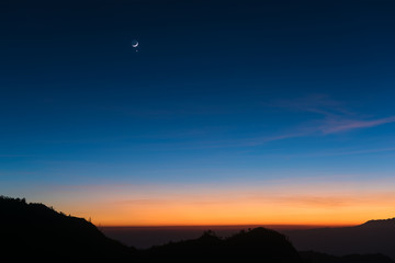 Dawn sky background