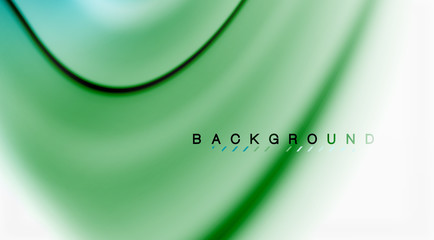 Swirl fluid flowing colors motion effect, holographic abstract background