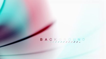 Swirl fluid flowing colors motion effect, holographic abstract background