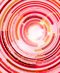 Circular lines, circles, geometric abstract background