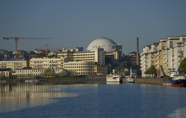 Early morning view of Hammarby in Stockholm