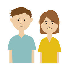 男女　イラスト