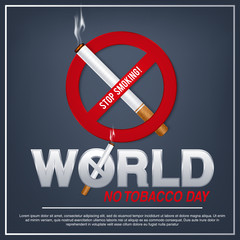 World No Tobacco Day Concept Stop Smoking